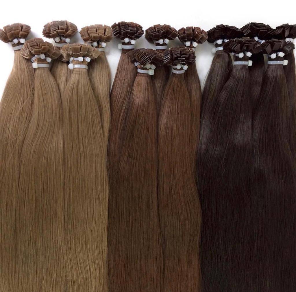 brown hot fusion hair extensions