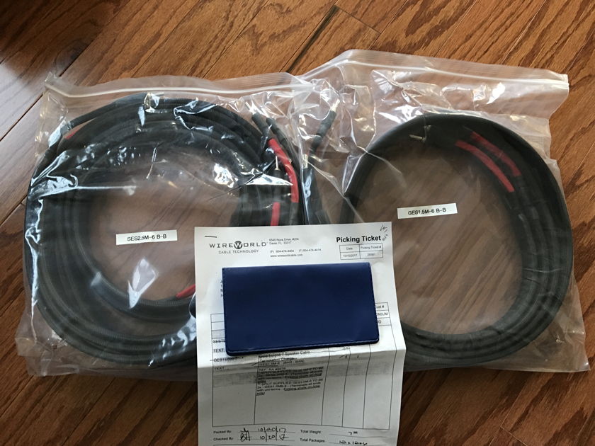 Wireworld  Gold Eclipse 6 speaker cable, Reduced!!!