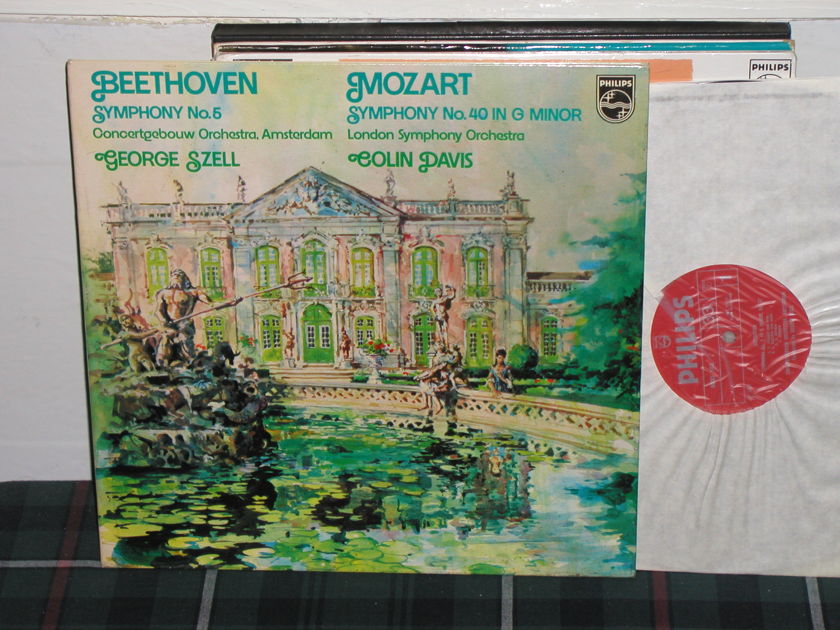 Szell/Davis COA - Beethoven No.5 Philips Import LP  6833 102