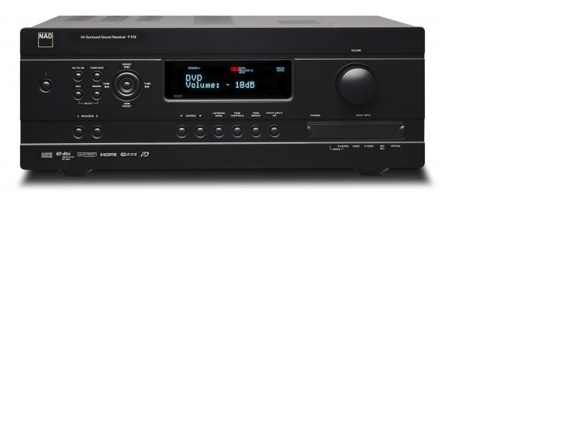 NAD T 775HD / T775HD Home Theater Receiver with Manufacturer's Warranty