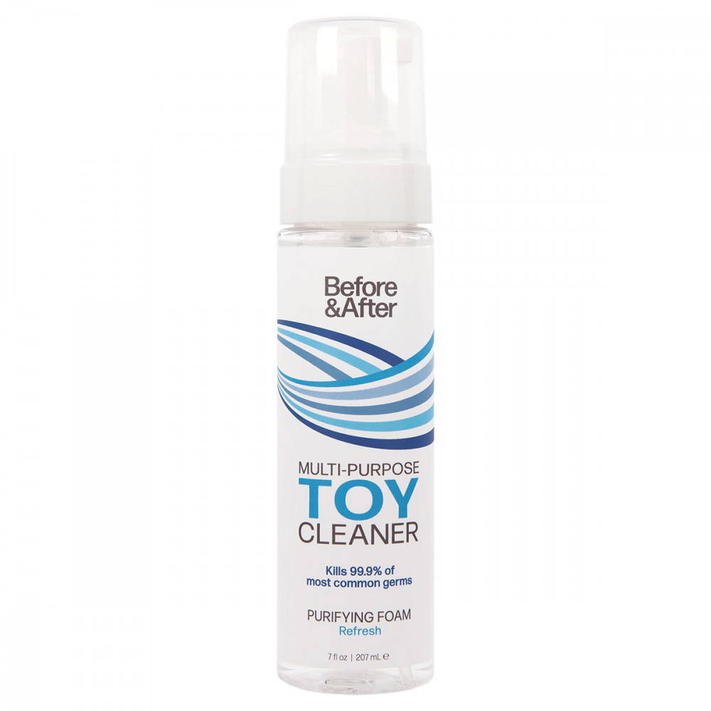 Before and After Foaming Toy Cleaner