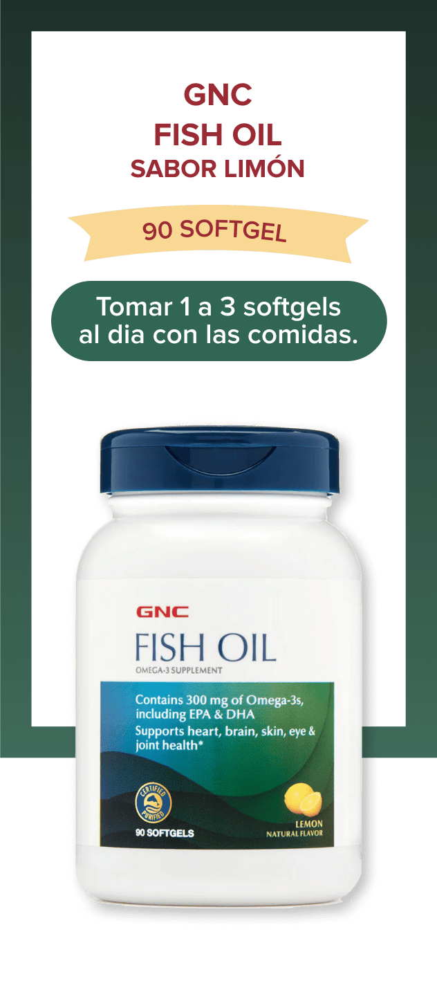 GNC Fish Oil Sabor Limon