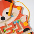 Close up on the Montessori Magnetic Maze Fox.
