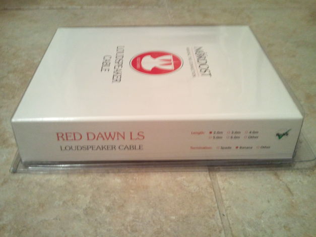 Nordost Red Dawn LS speaker cable 2 meter long
