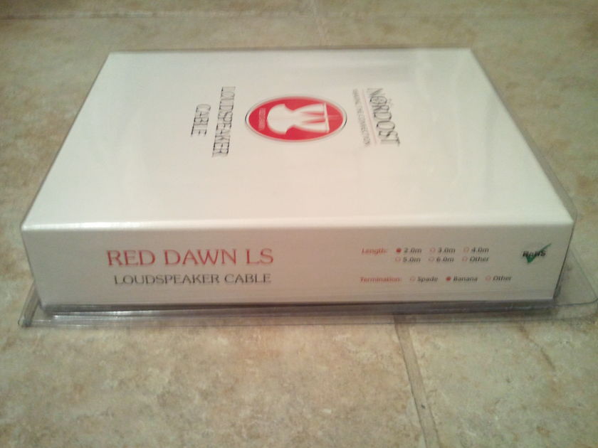 Nordost Red Dawn LS speaker cable 2 meter long