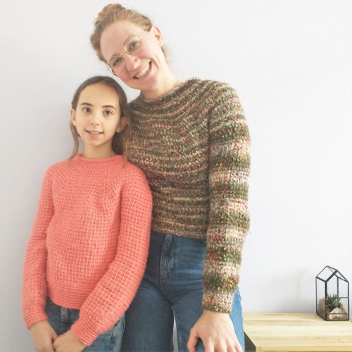 Confetti or not sweater (tunisch haken, NL)