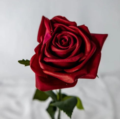 Red Natural Real Touch Rose - Realistic Artificial Flowers - Image 2