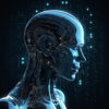 Imagen de un robot con forma humanoide controlado por un cerebro artificial