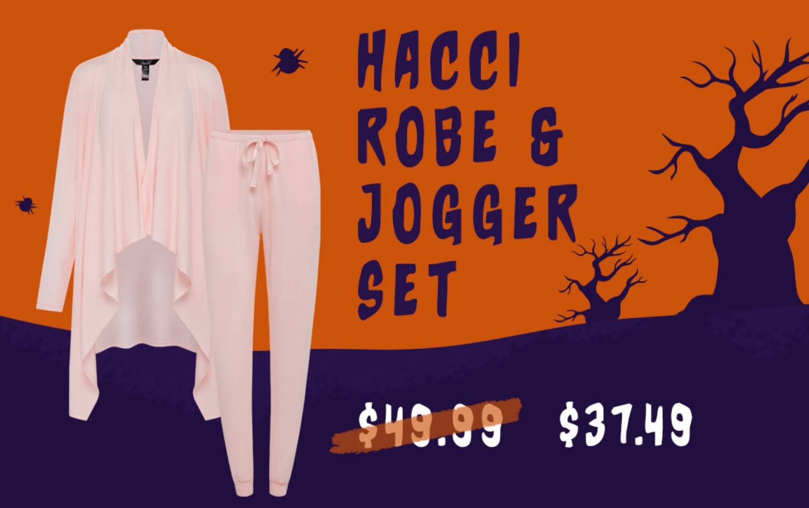 Hacci Robe & Jogger Set