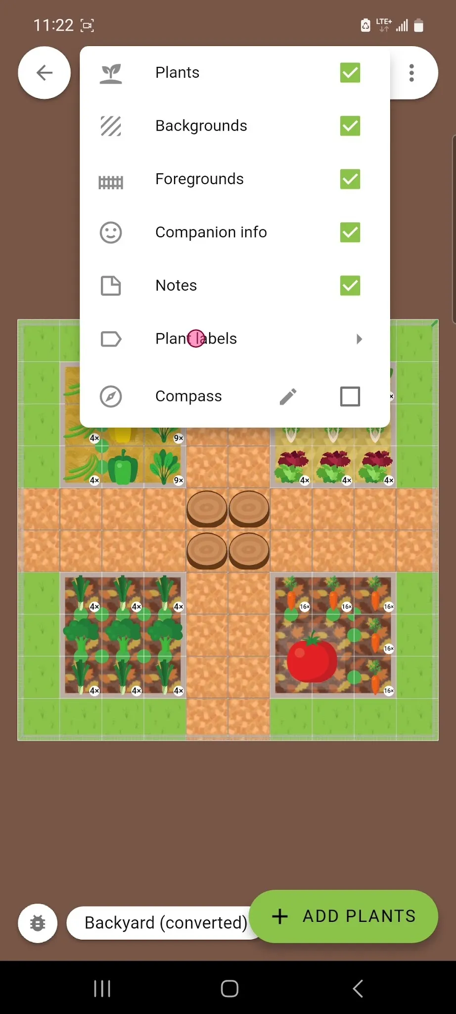 Tap on Plant Labels