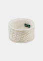 LOCHPINE LADIES CABLE KNIT HEADBAD IN ECRU