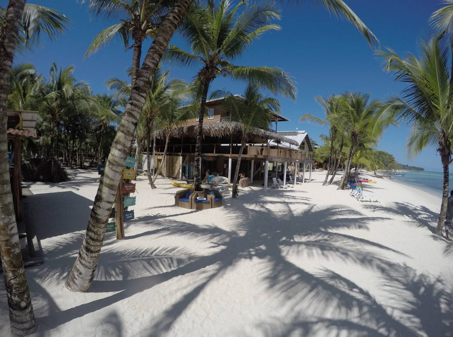 A beach resort in Panama