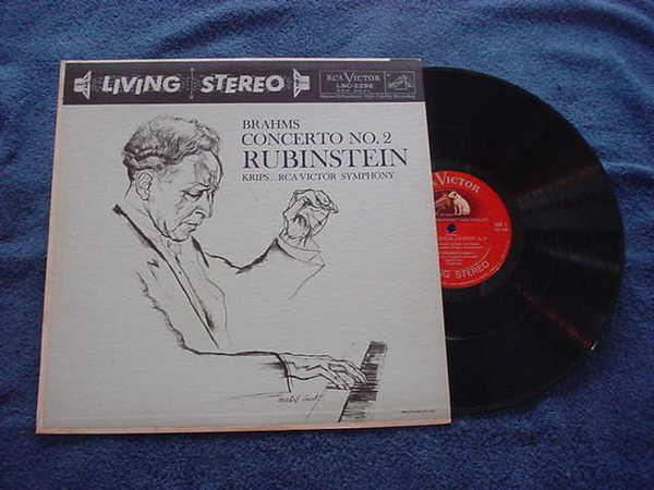 Rubinstein-Krips - Brahms Concerto No2 rca victor lsc-2296