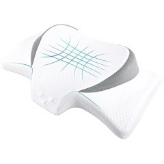 Oreiller Cervical Ergonomique, Coussin Memoire de Forme