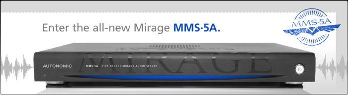 Mirage MMS-5A 6-Source, 192kHz Media Server - LIKE NEW!