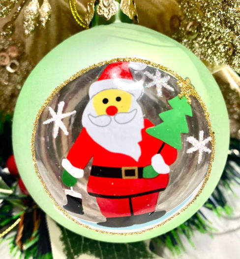 80mm Green Santa
