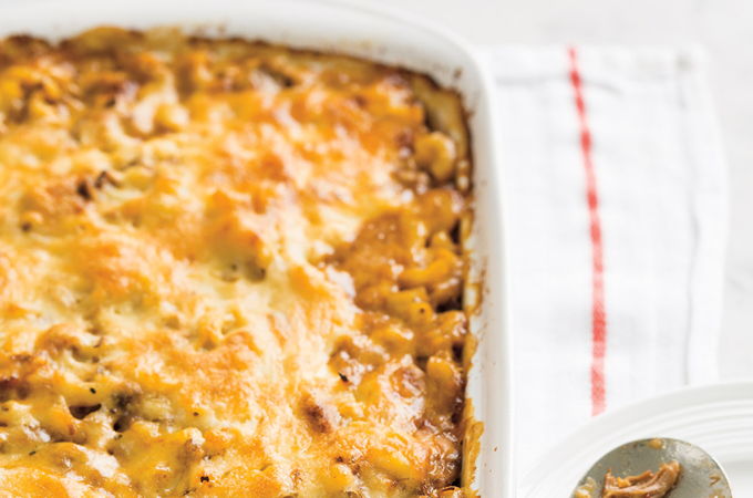 Macaronade au porc braisé