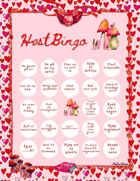 Høstbingo