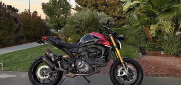 2023 DUCATI MONSTER SP motorcycle for rent near Mountain View, CA