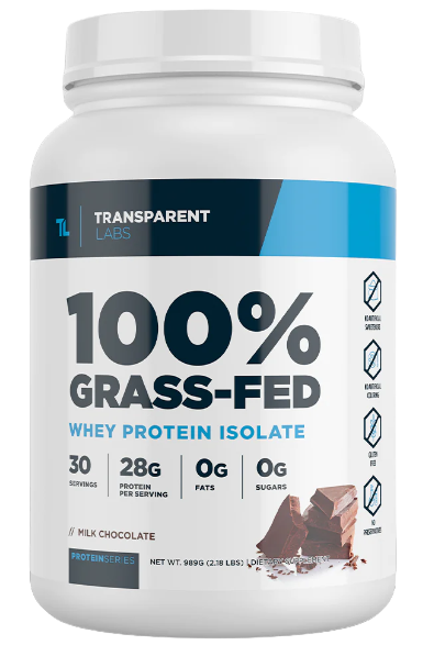 Transparent Labs Whey Protein Isolate 100% Grass Fed