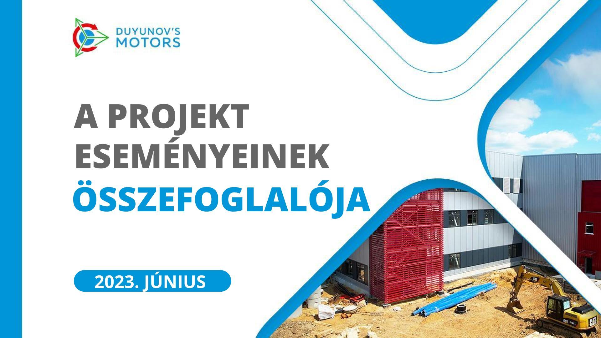 A projekt legfontosabb júniusi eseményei