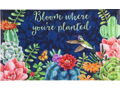 Evergreen Floor Mat Embossed Bloom Where You're Planted