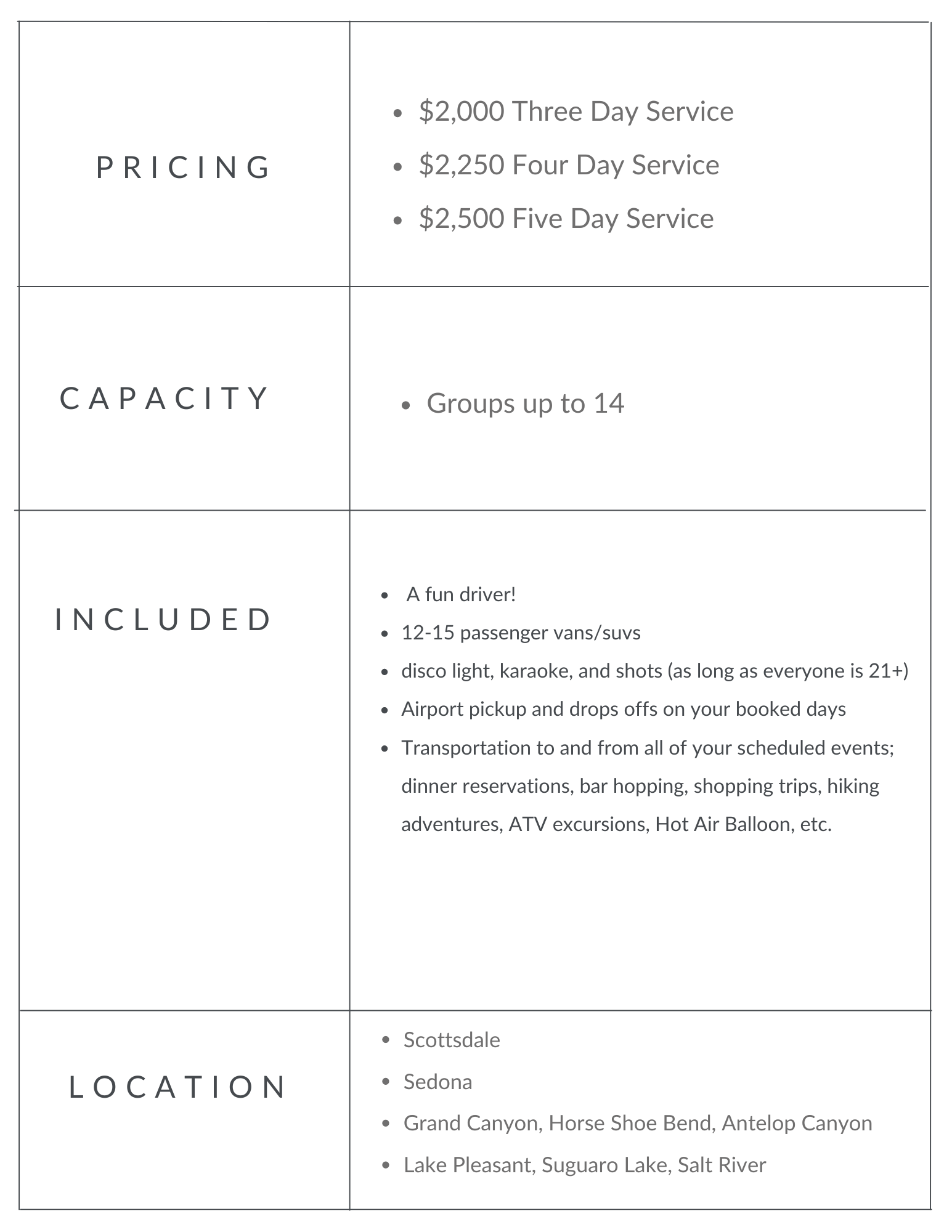 chauffeur scottsdale