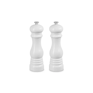 Salt and Pepper Mill Set, Color: White