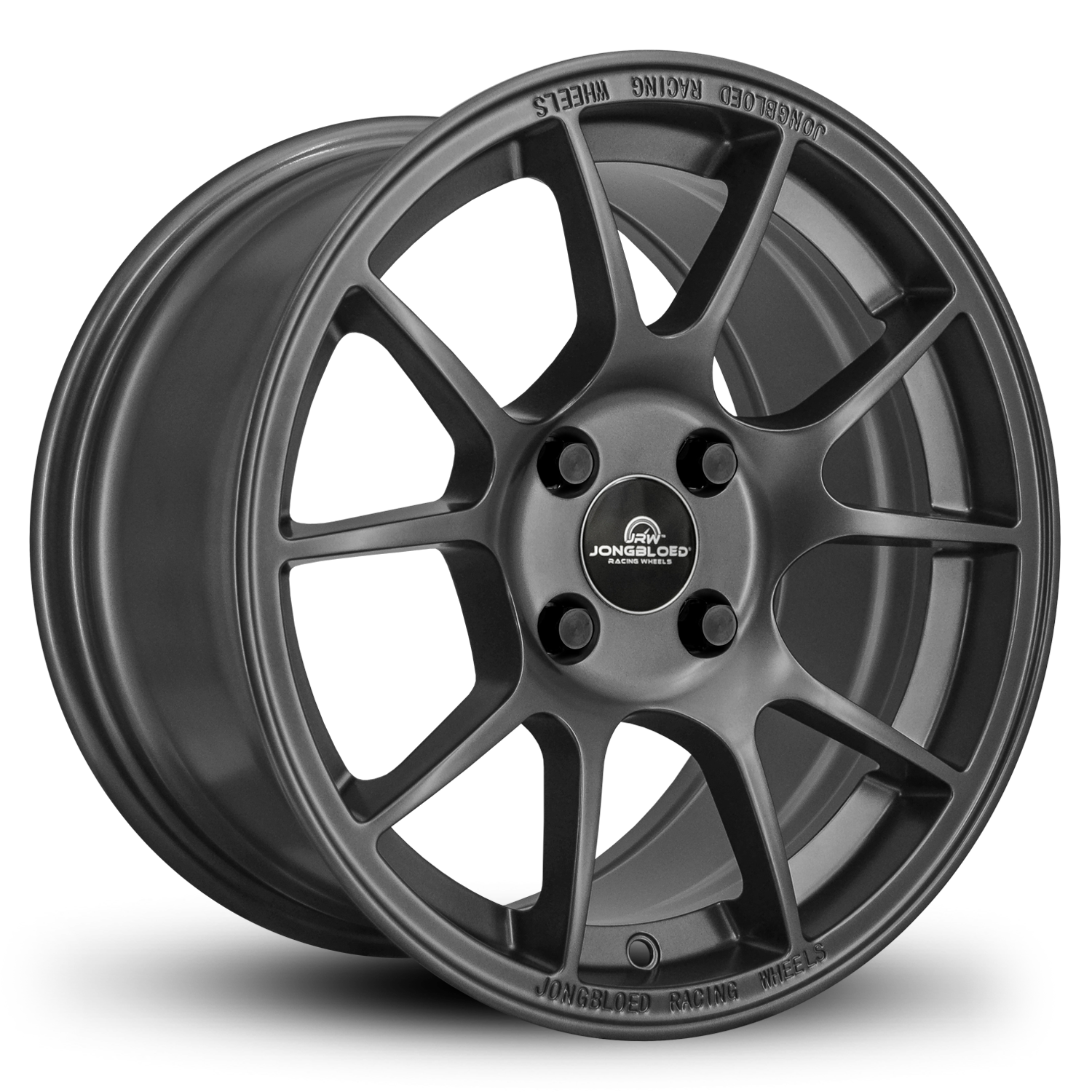 Jongbloed Racing Wheels Series 500 Flow Formed Racing Wheel Rims Mazda Miata & Porsche Boxster n All Satin Dark Gunmetal