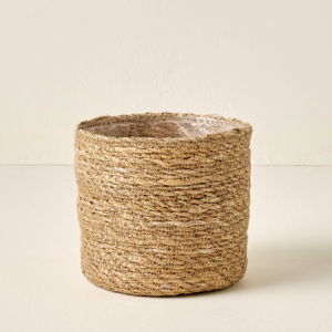 Lined Seagrass Planter - Medium