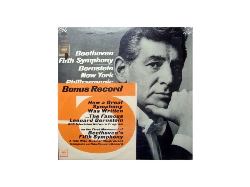 ★Sealed★ Columbia / BERNSTEIN, - Beethoven Symphony No.5, with 7"  Bonus LP!
