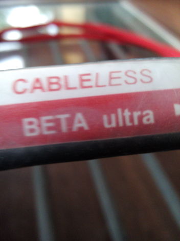 CABLELESS BETA ULTRA   RCA interconnect 1m