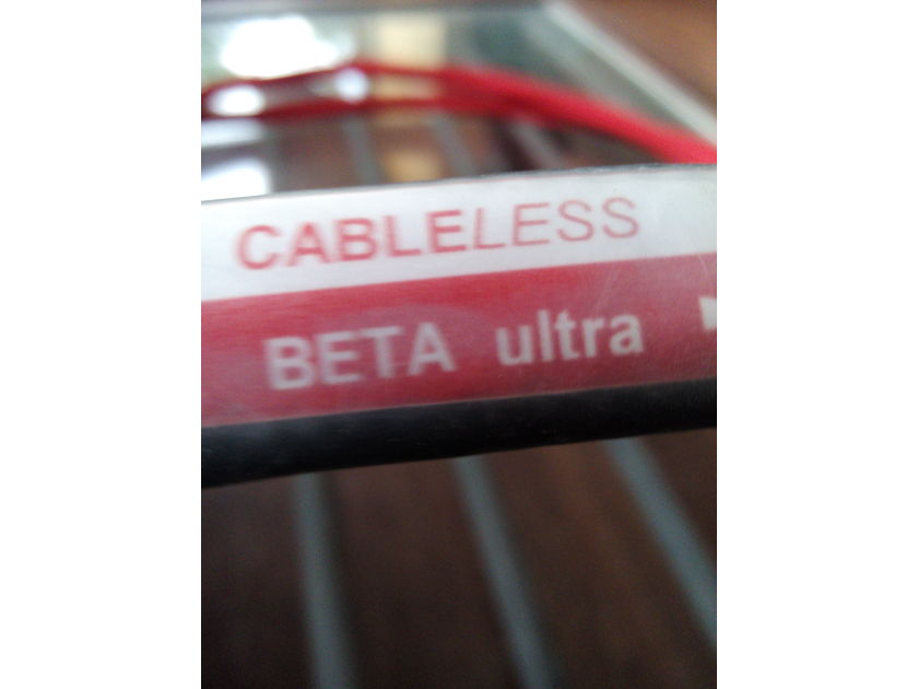 CABLELESS BETA ULTRA   RCA interconnect 1m