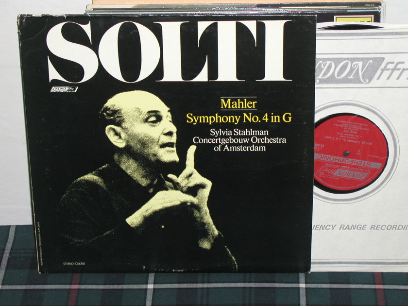 Solti/COA -  Mahler No.4 in G london  London ffrr uk decca cs6781