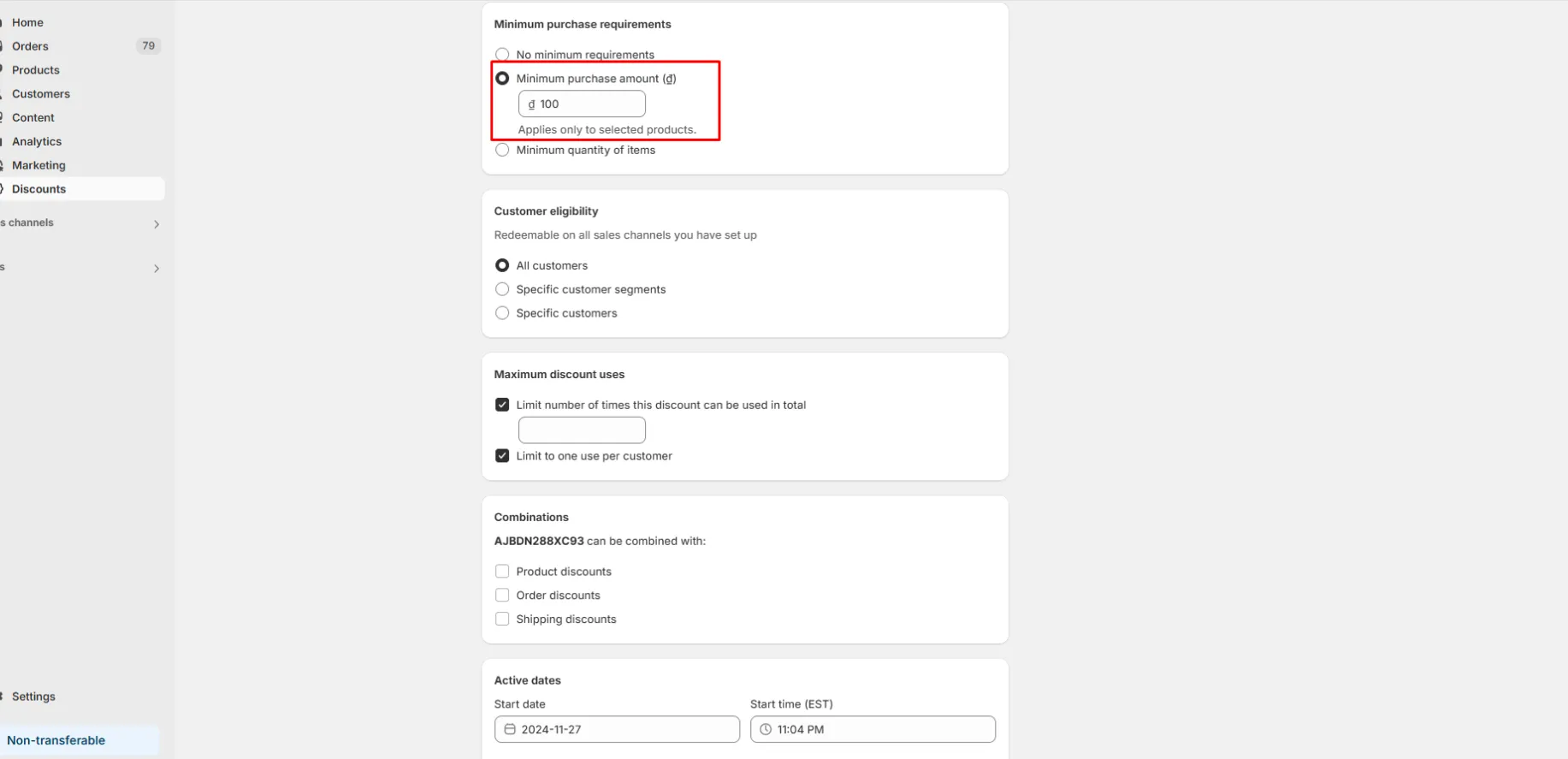 create Shopify tiered discounts