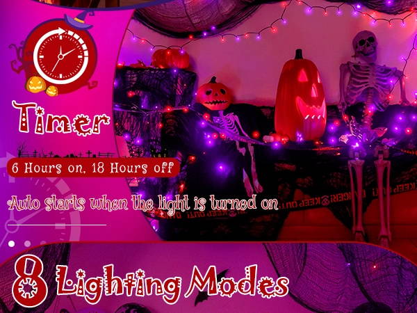 Ollny's 640 leds clear cable string lights can switch from warm white to 3 multi-colors