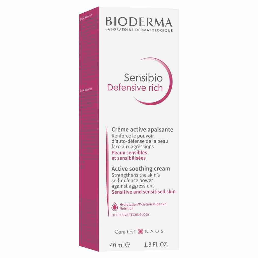 Bioderma Sensibio Soothing Ultra-Nourishing Defensive Rich Moisturiser - 40Ml