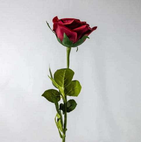 Red Natural Real Touch Rose - Realistic Artificial Flowers - Image 4
