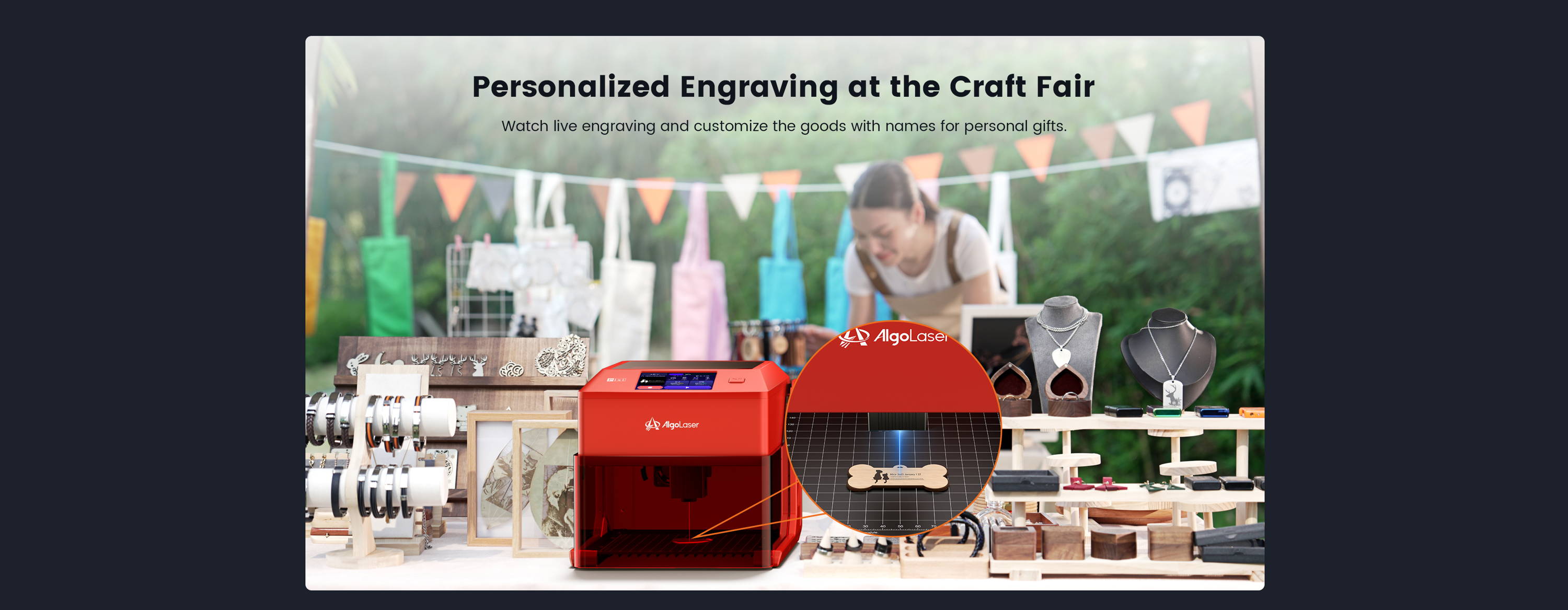 Grabadora láser Algolaser Pixi