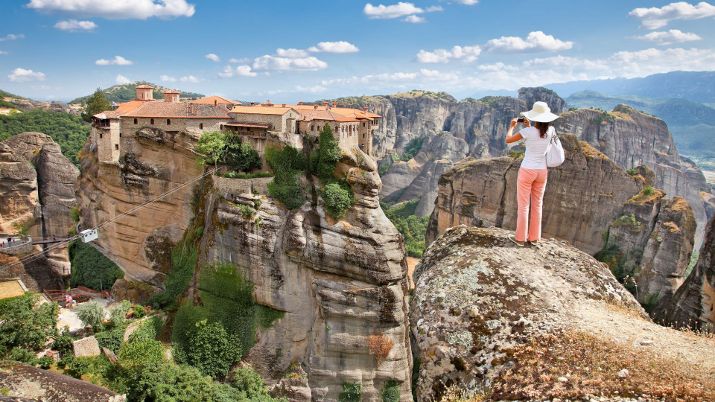 The Meteora Monasteries were historically places of isolation, chosen for their remote and inaccessible locations