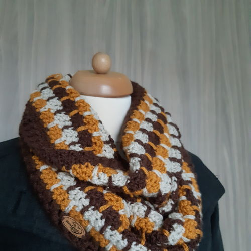 Knitted scarf Eef, scarf