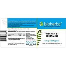 Vitamin B1 Thiamin 14 mg 100 Kapseln