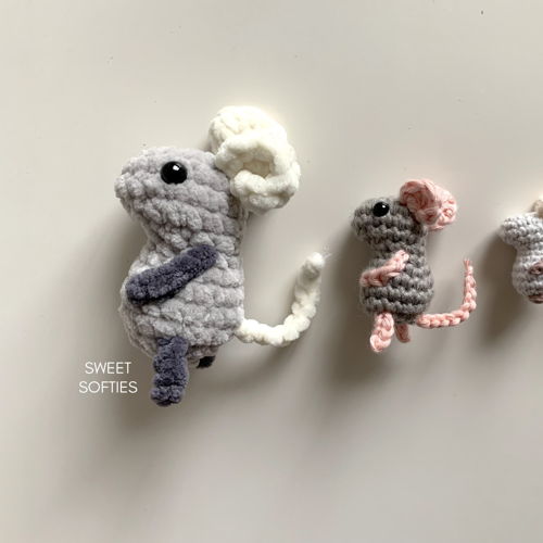 How to crochet a mouse without sewing!