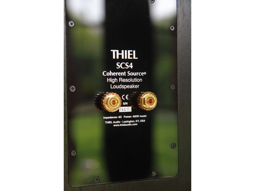 Thiel Audio SCS-4 Speaker Pair, Black, Excellent Condition! NEW LOWER PRICE