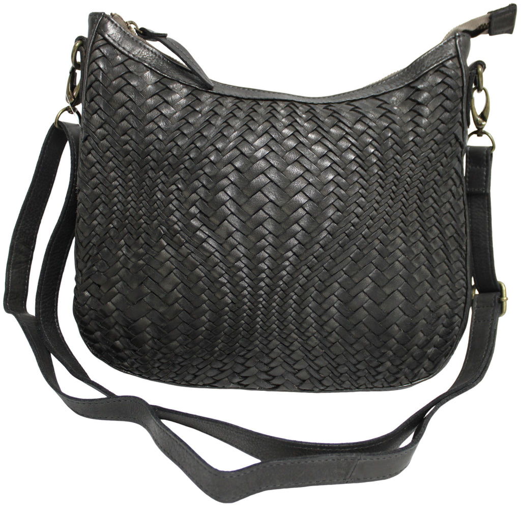 Leather Shoulder Bag with Adjustable Shoulder Strap Style 1480B