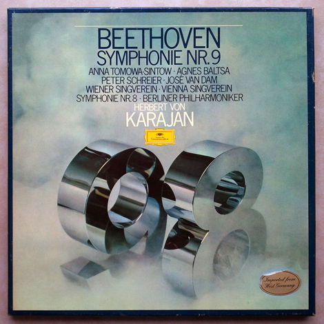 DG | KARAJAN/BEETHOVEN - Symphonies Nos. 8 & 9 / 2-LP / NM