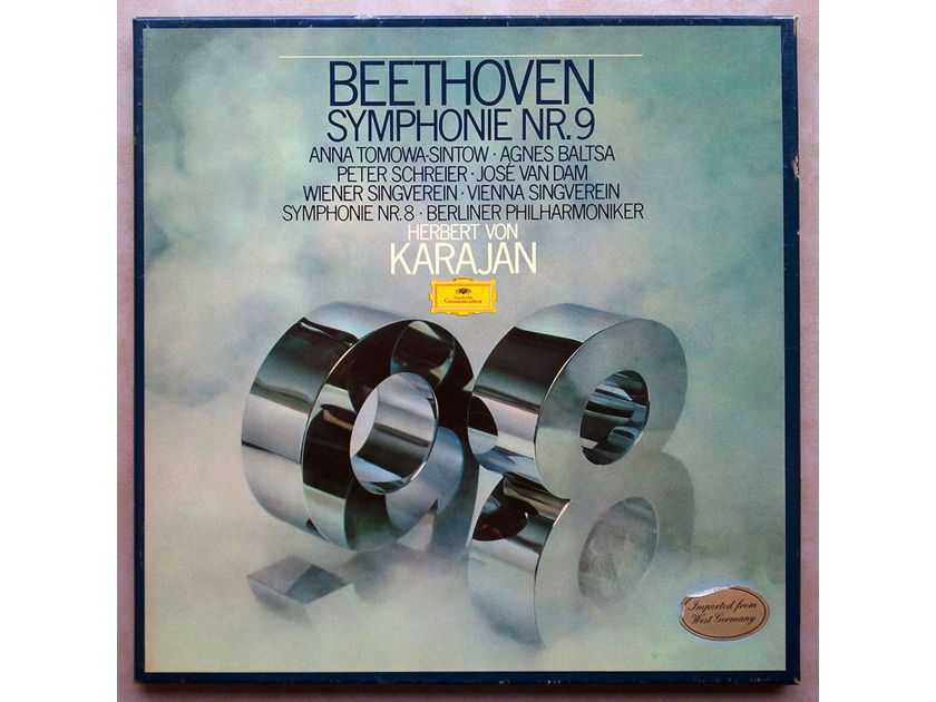 DG | KARAJAN/BEETHOVEN - Symphonies Nos. 8 & 9 / 2-LP / NM