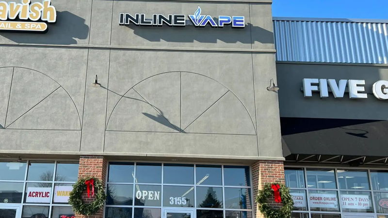 Inline Vape Holland storefront