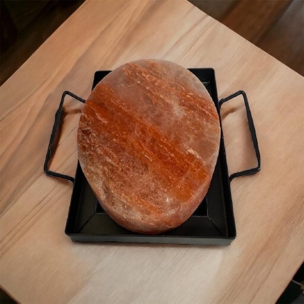 Himalayan Salt Block - Round Includes Tray 8x8inch