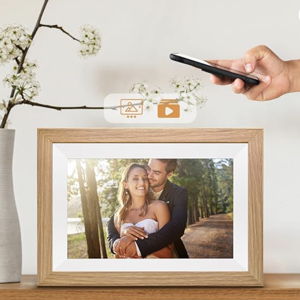 Digital Picture Frame| Built-in 32GB, 10.1" WiFi Digital Photo Frame with IPS Touchscreen, Send Photo/Video via Frameo App/USB/Micro SD, Wedding Anniversary Birthday Gift for Women Men